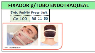 FIXADOR PARA TUBO ENDOTRAQUEAL - Artigos Ortopédicos | CPL